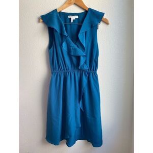 ⭐️ BCBGENERATION | Teal Ruffle Neck Dress, Size S